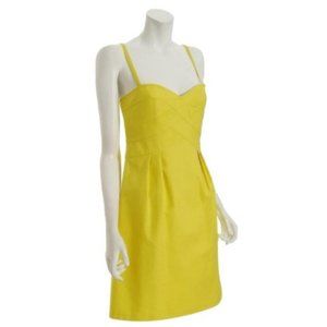 Nanette Lepore Ribbon Reef Yellow Dress Size 4